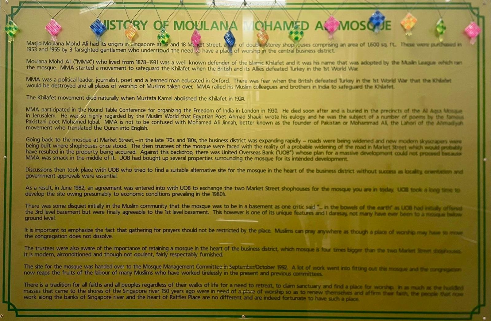 Masjid Moulana Mohamed Ali exterior